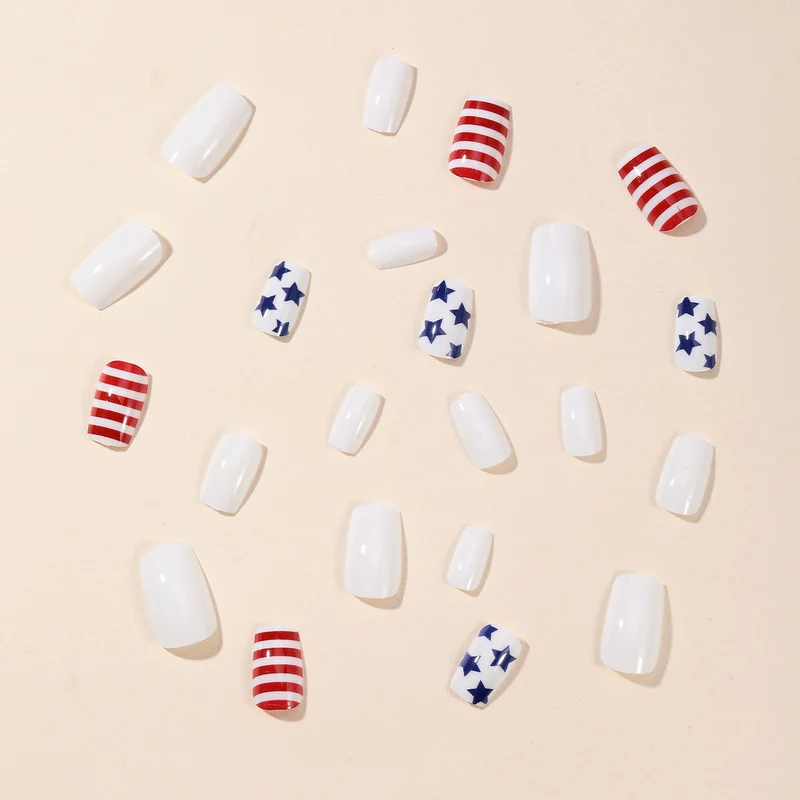 Patriotisches Nagelkunst-Set Karnz