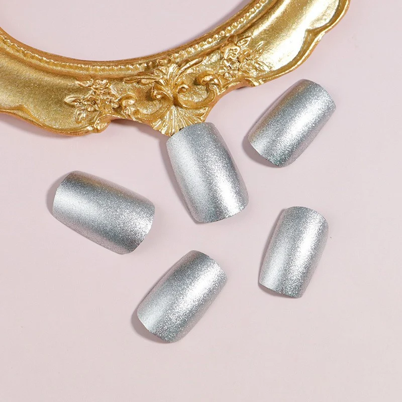 Metallic Foil Nagelspitzen Karnz