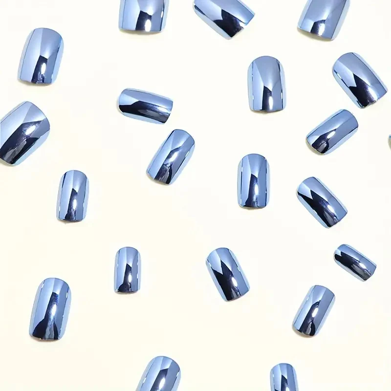 Metallic Finish Press-On Nail Set Karnz