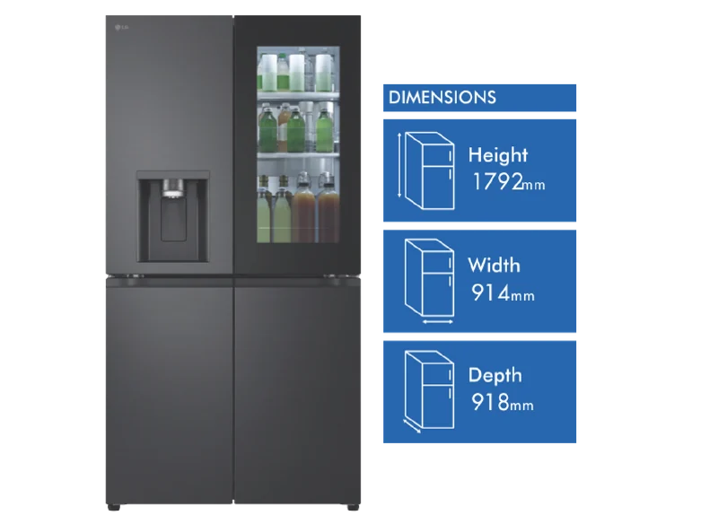 LG 847L InstaView French Door Refrigerator