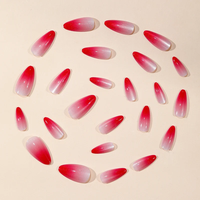 Ombre Stiletto Nail Art Extensions Karnz