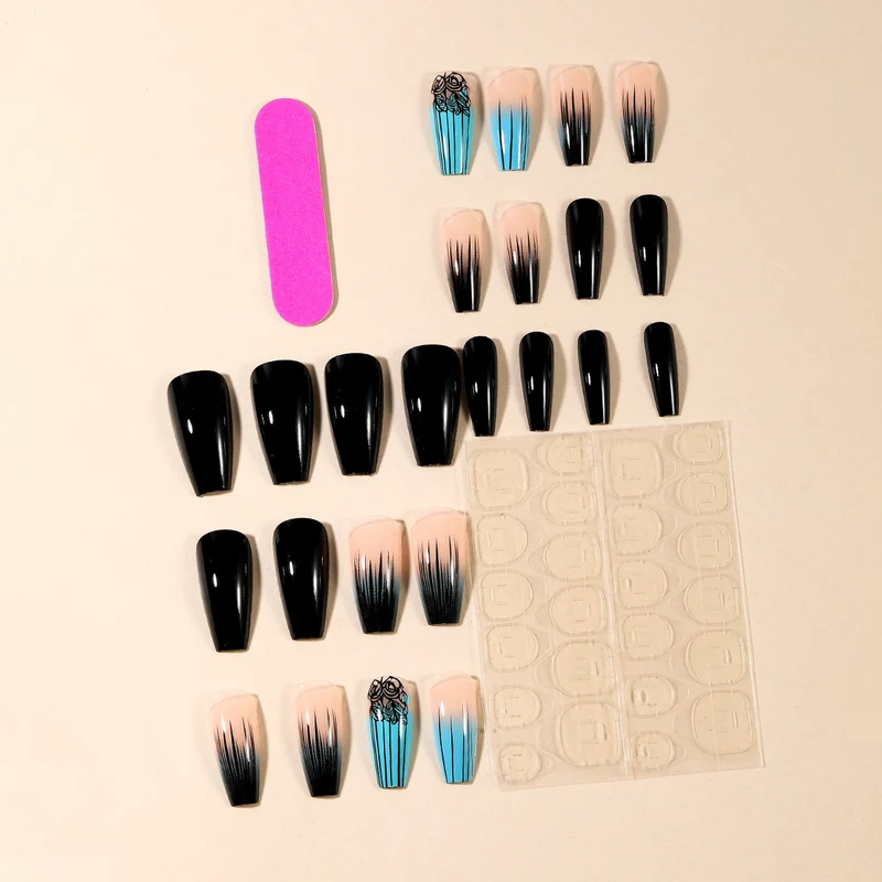 Ombre Gradient Acryl Nagel Kunst Karnz