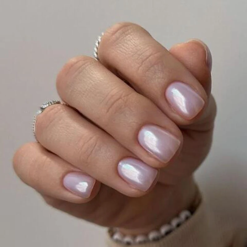 Glänzendes Faux-Nagel-Set Karnz