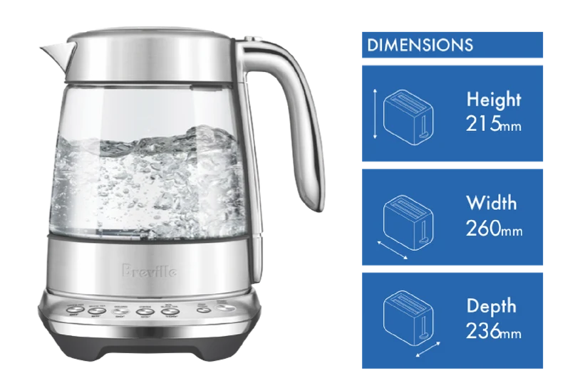 Breville The Smart Crystal Luxe Kettle