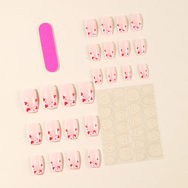 Heart-Accent Nagelkunst Set Karnz