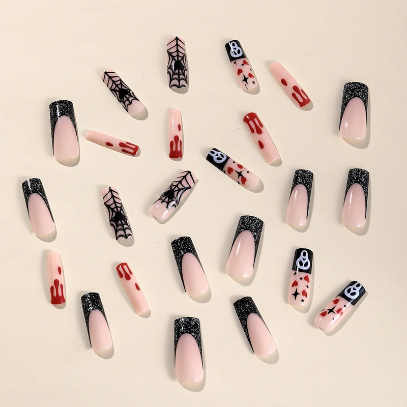 Halloween-Themen Nagelkunst Verlängerungen Karnz