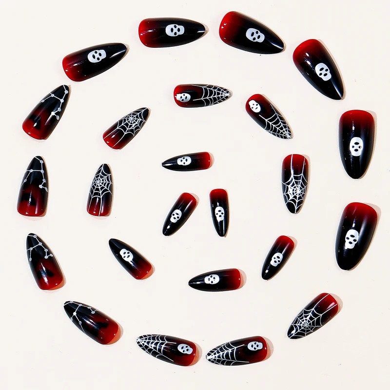 Halloween-Themen 3D Nagelkunst Erweiterungen Karnz