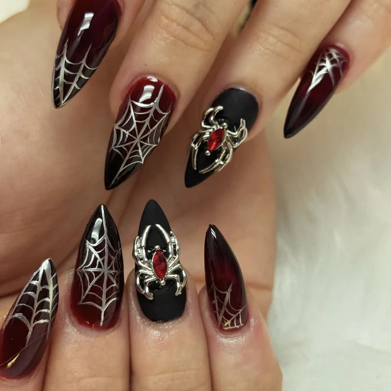 Halloween-Themen 3D Dekorative Nagelkunstverlängerungen Karnz