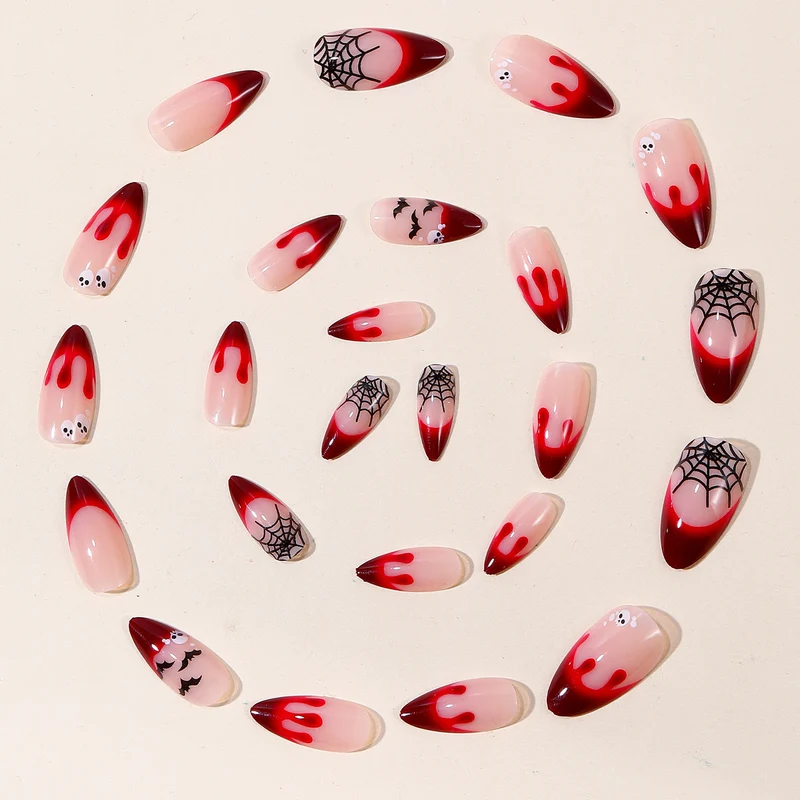 Gothic-Themed Bloody Nail Art Extensions Karnz