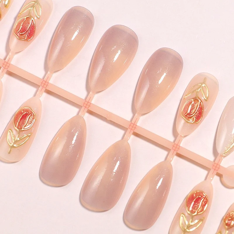 Elegante Press-on-Nagelset Karnz