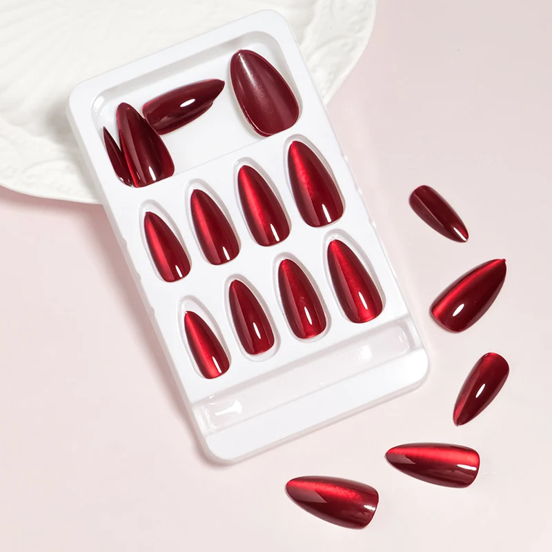 DIY Natürlicher Look Press-On Nagelset Karnz