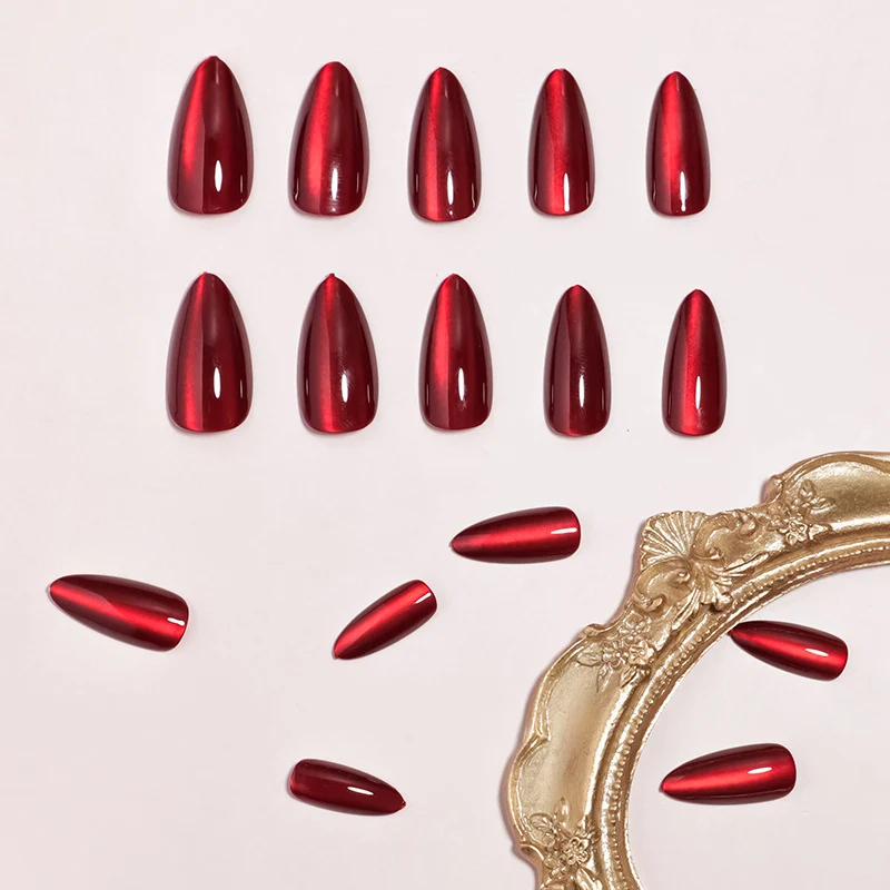 DIY Natürlicher Look Press-On Nagelset Karnz