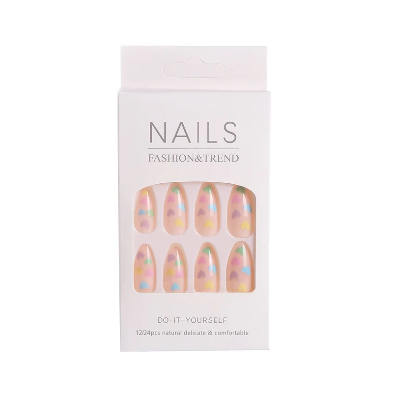 DIY dekorative Press-On Nagelset Karnz
