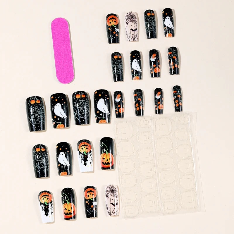 Festliche Halloween-Themen Nagelkunst Karnz