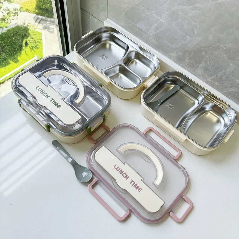 Mehrfach-Compartments Edelstahl Meal Prep Box