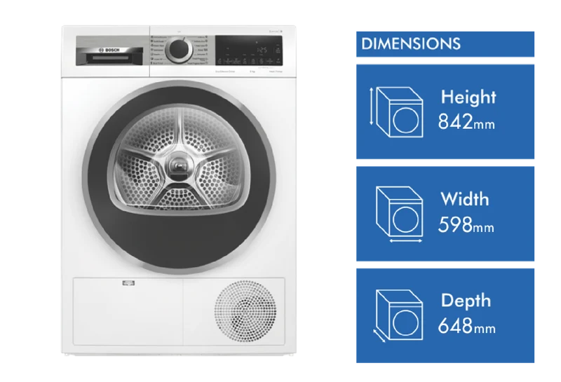 Bosch 9kg Heat Pump Dryer