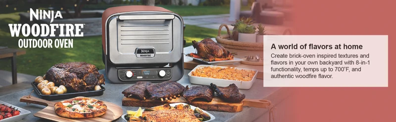 Ninja Woodfire Outdoor Oven Red