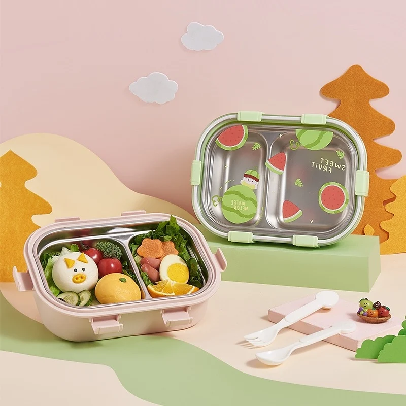 Spaß-Themen Doppelfach Lunchbehälter