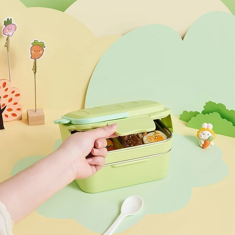 Kompakte stapelbare Mahlzeit-Vorbereitungsbox