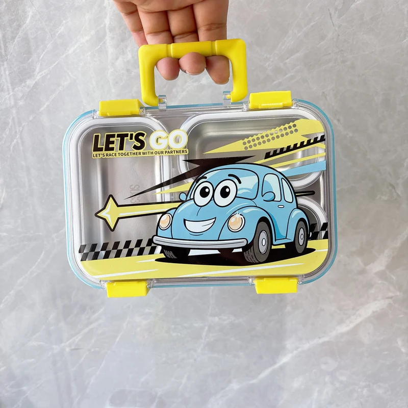 Cartoon-Themen Multi-Abteil Lunchcontainer