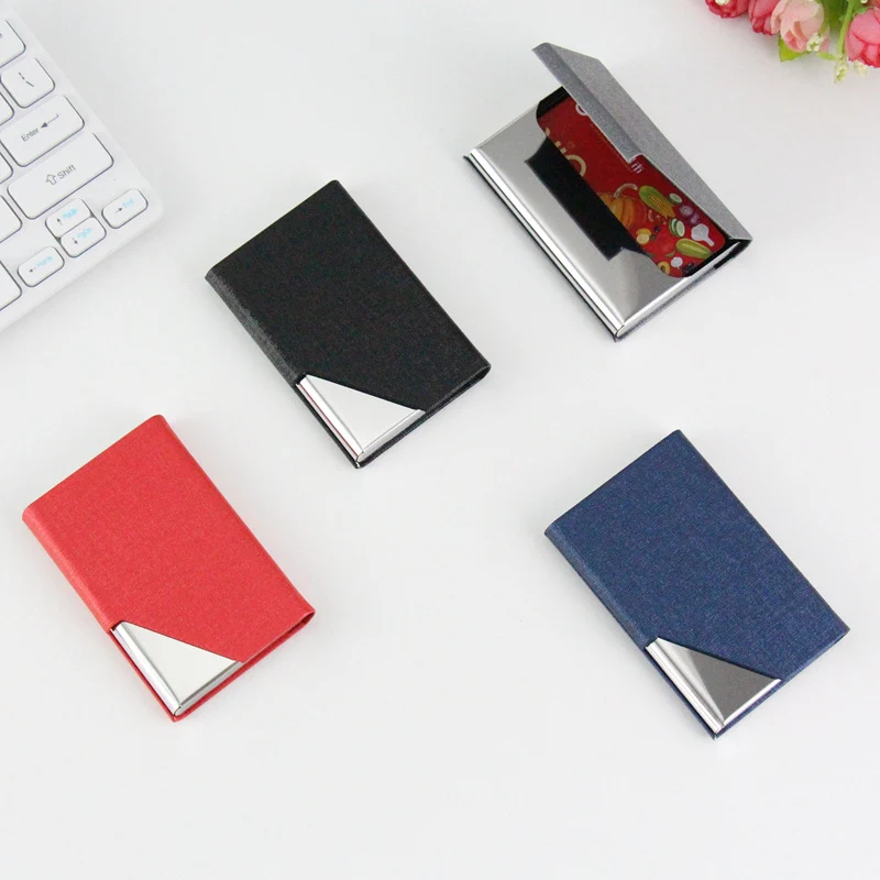 Premium Elegantes RFID-blockierendes Visitenkartenetui