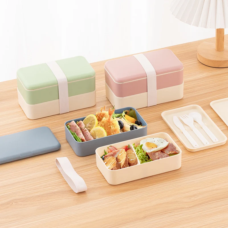 Stapelfähige umweltfreundliche Lunchbox