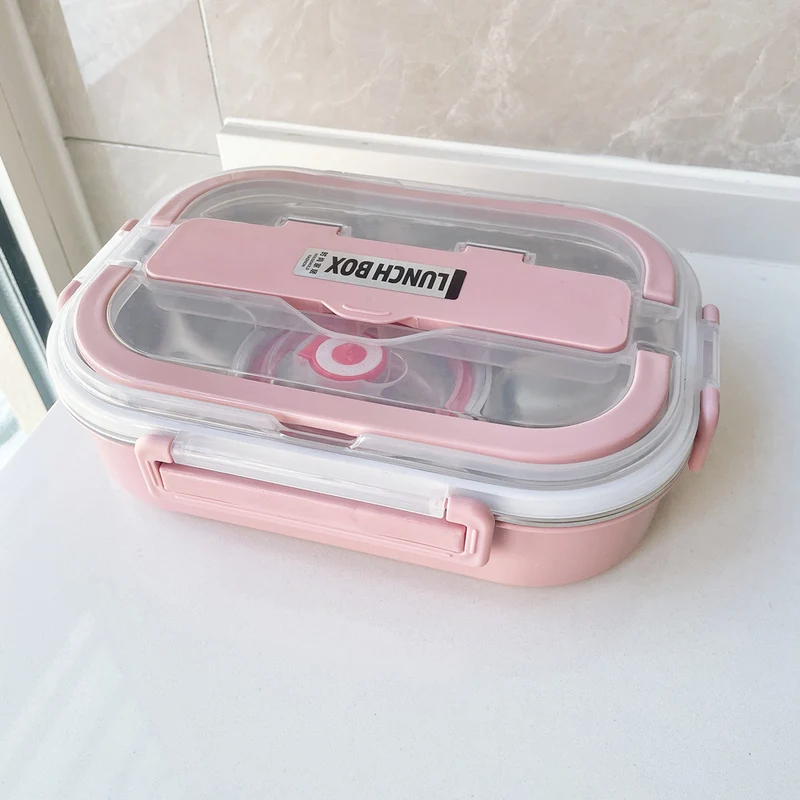 Dichtschließende Mehrfach-Fach Lunchbox