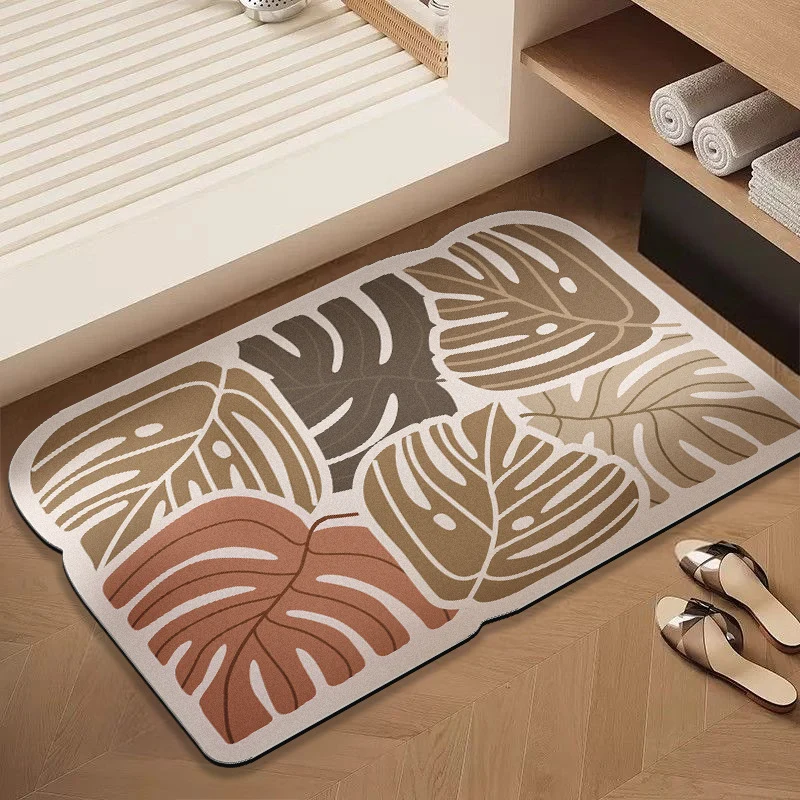 Moderne geometrische Badezimmermatte