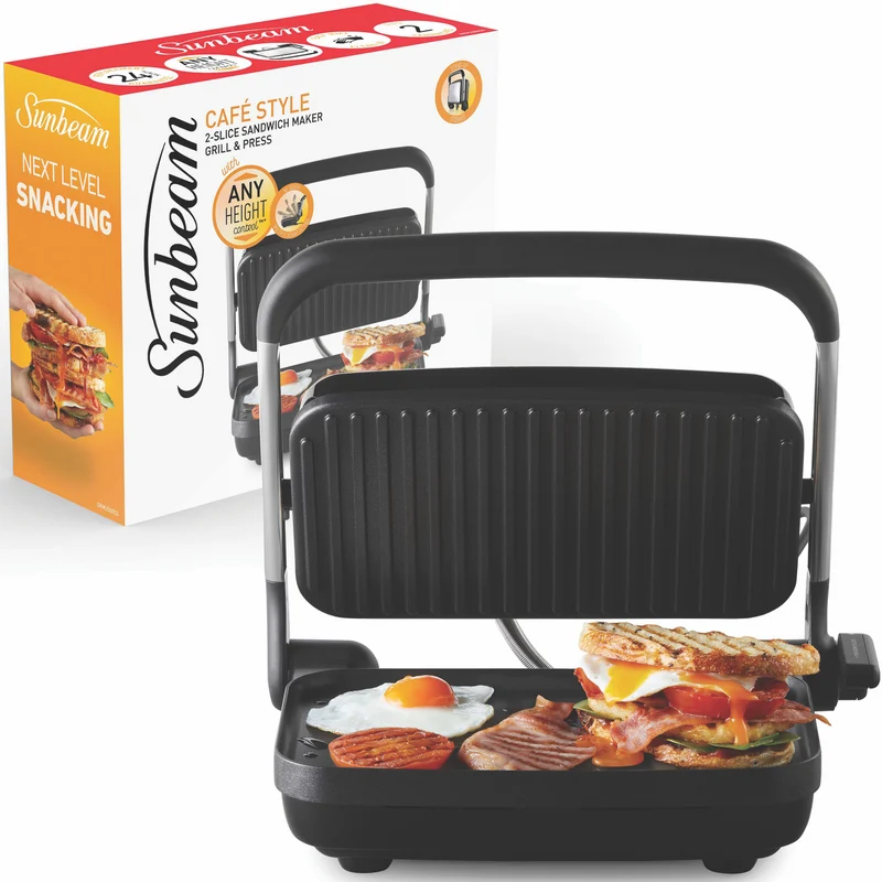 Sunbeam Cafe Style 2 Slice Sandwich Maker and Press