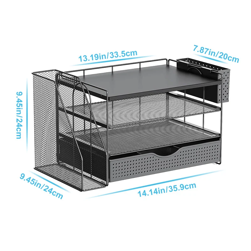 Multifunktionaler Mesh-Schreibtisch-Organizer
