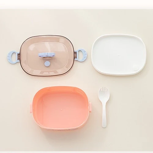 Doppelt-compartiment Lunchbox mit abnehmbarem Einsatz