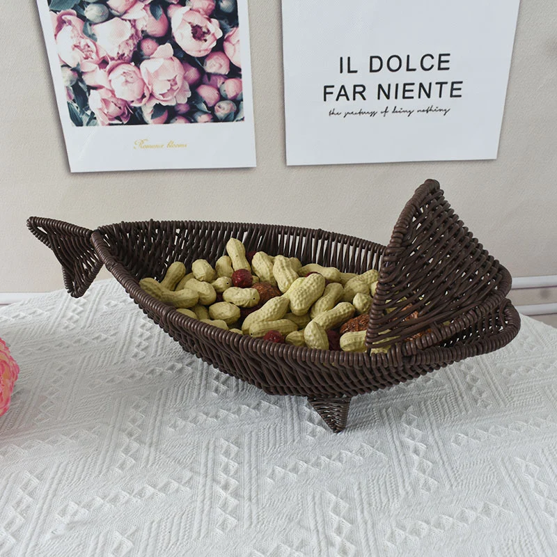 Dekorative fischförmige Aufbewahrungskorb Karnz