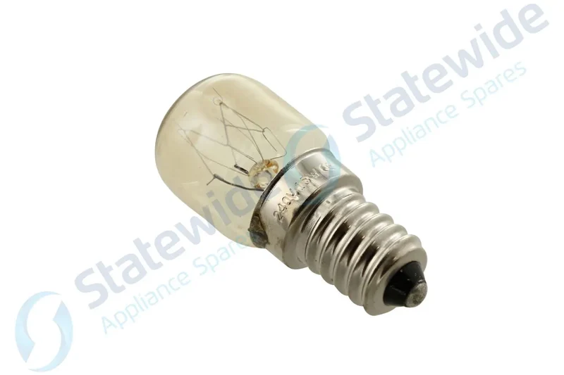 Universal Oven RATED GLOBE 15W 240V E14 SES CLEAR (QTY 1)
