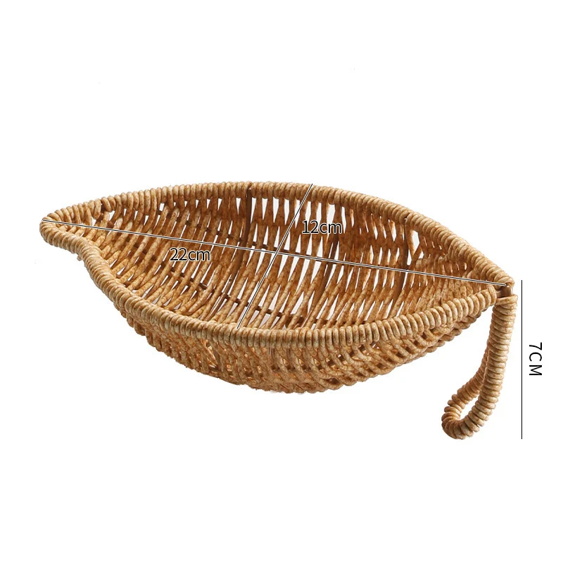 Handgefertigter Rattan Aufbewahrungskorb Karnz