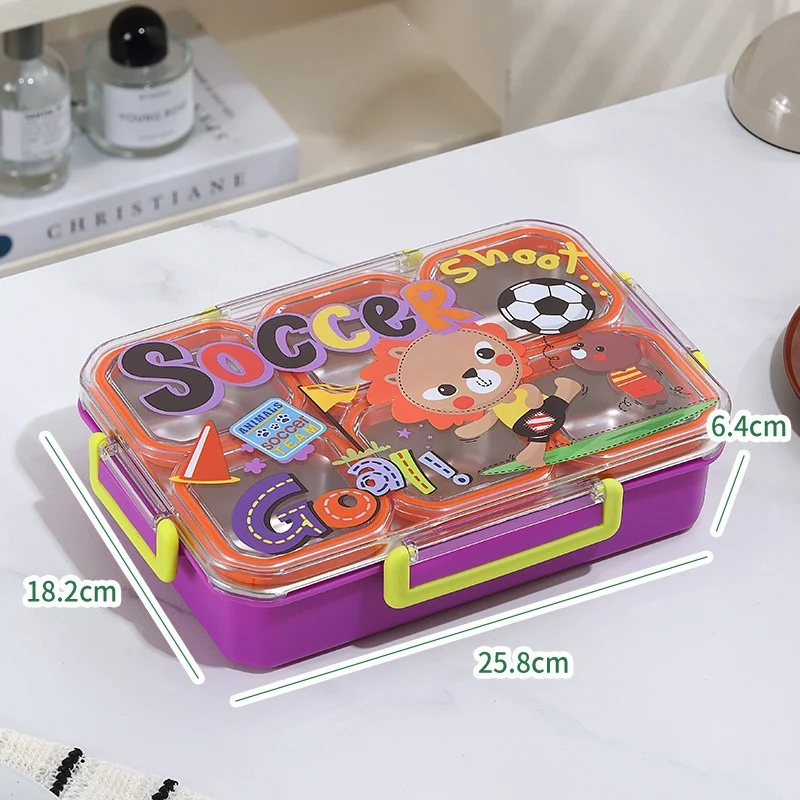 Thematisierte Mehrfach-Kompartiment-Lunchbox