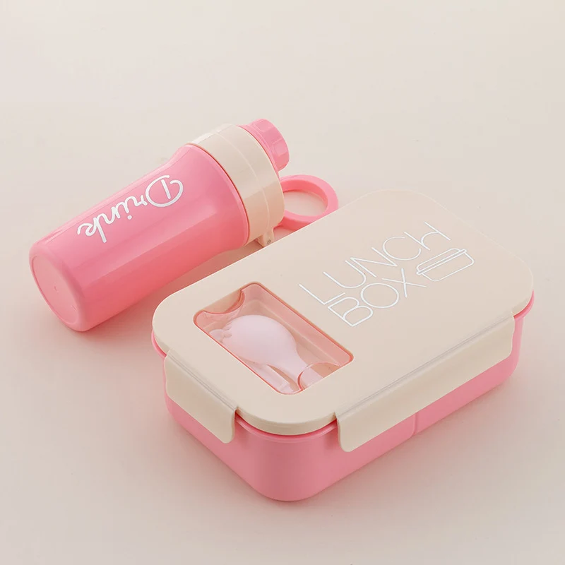 Stylische Lunchbox und Wasserflasche Set