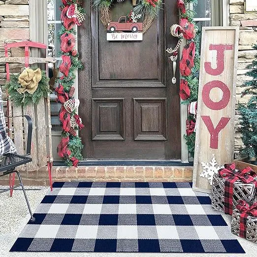 Plaid Outdoor Willkommensmatte