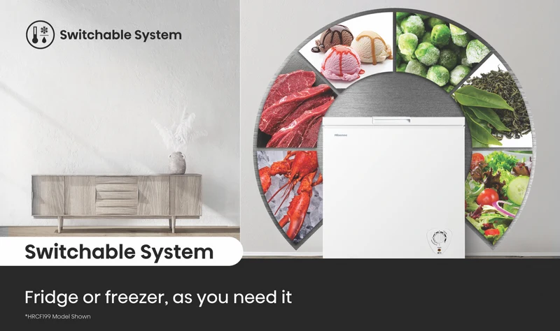 Hisense 200L Hybrid Chest Freezer