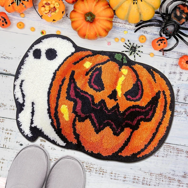 Halloween Kürbisförmiger Teppich