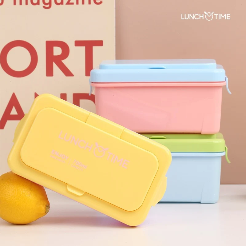 Mehrfachcompartimentierte umweltfreundliche Lunchbox mit auslaufsicheren Design