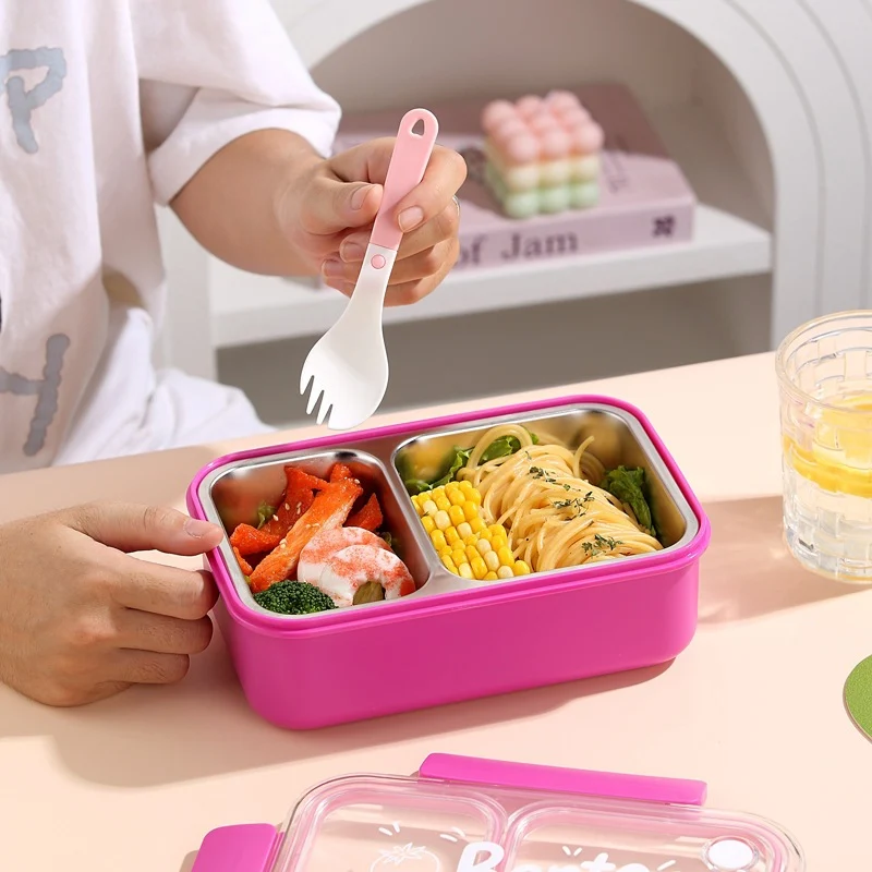 Multi-Compartment BPA-freie Bento-Lunchbox mit luftdichtem Deckel