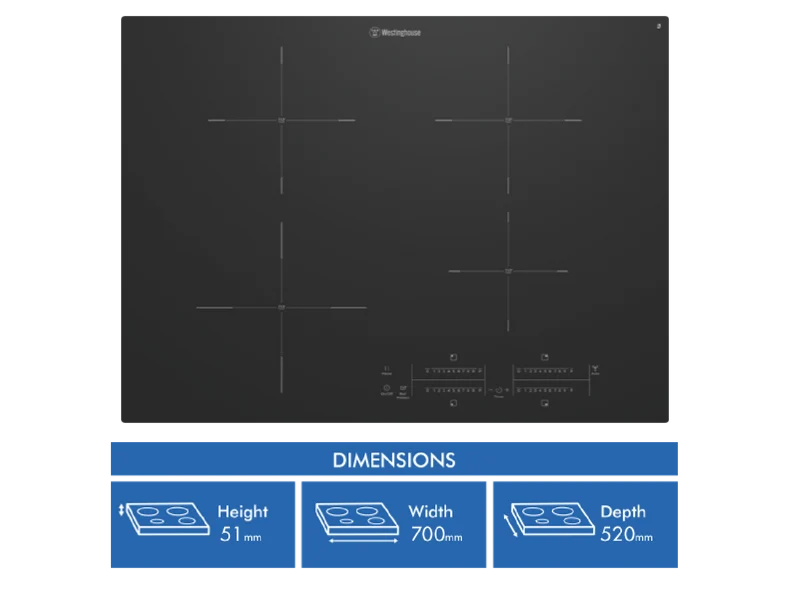 Westinghouse 70cm Induction Cooktop