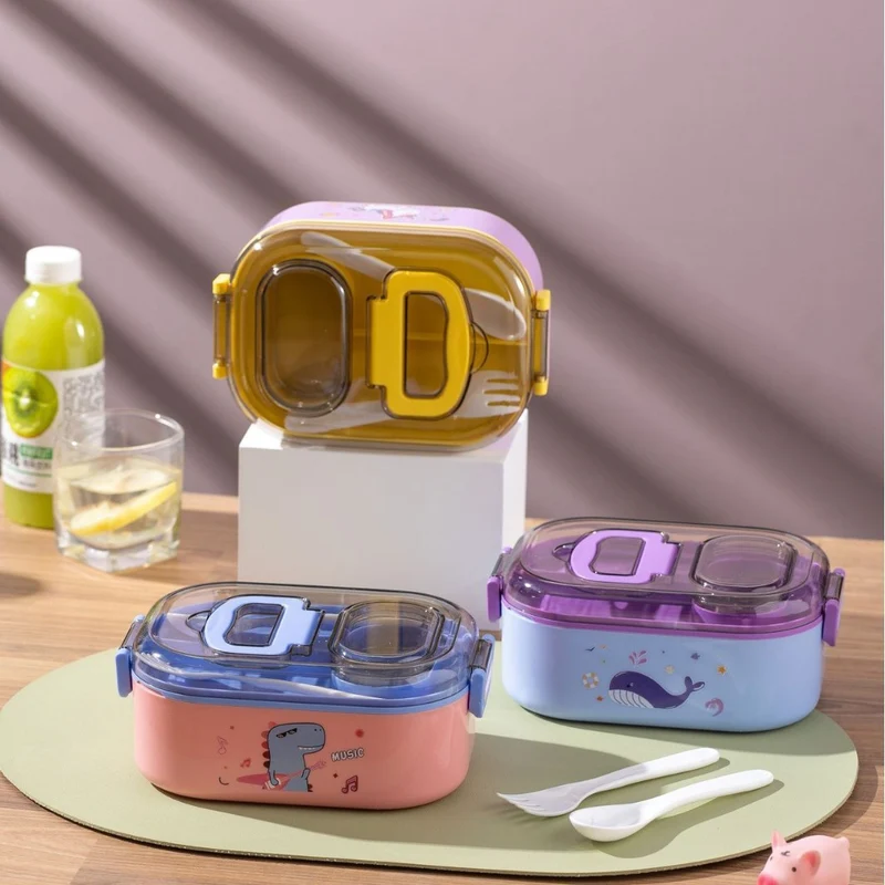 Cartoon-Themen Mehrfach-Fach Lunchbox