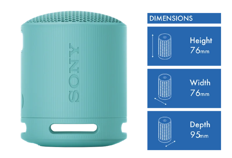 Sony SRS-XB100L Bluetooth Speaker - Blue