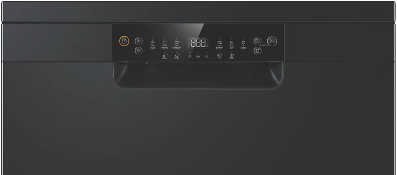 Haier 500 Series Freestanding Dishwasher - Black