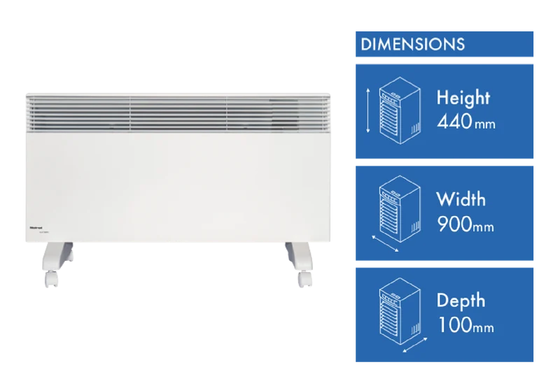 Noirot 2400W Spot Plus Panel Heater with Timer & WiFi