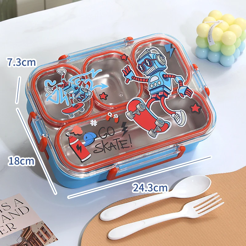 Spaß-Themen Multi-Sektion Lunchbehälter