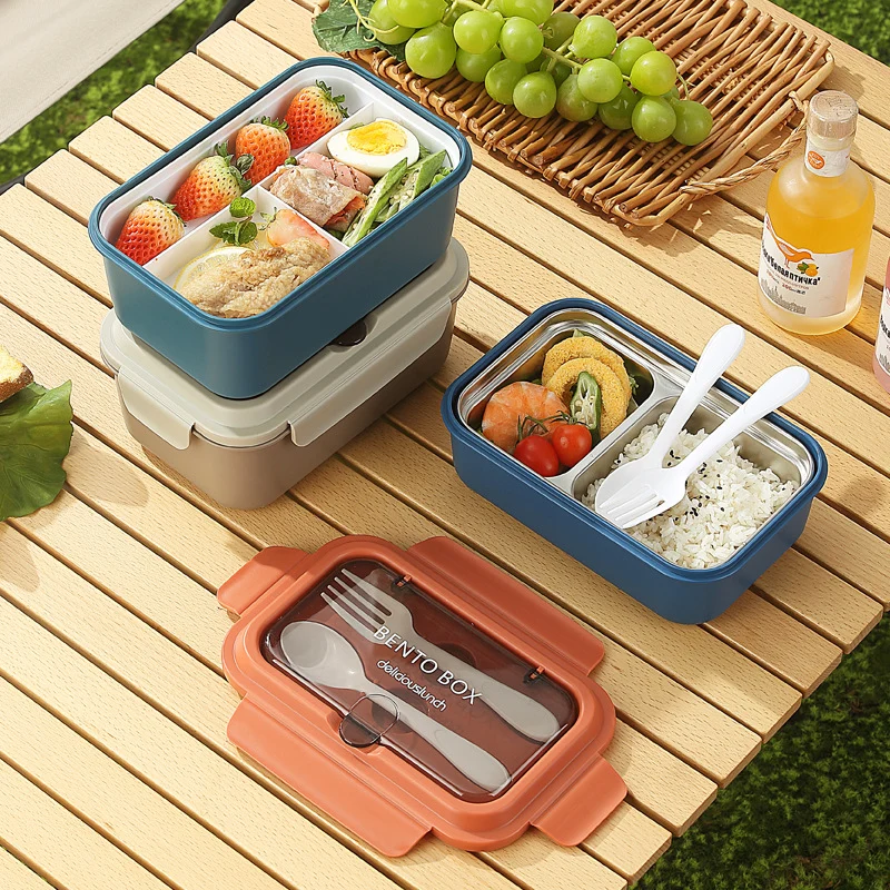 Luftdichte Bento-Lunchbox mit herausnehmbarem Trenner
