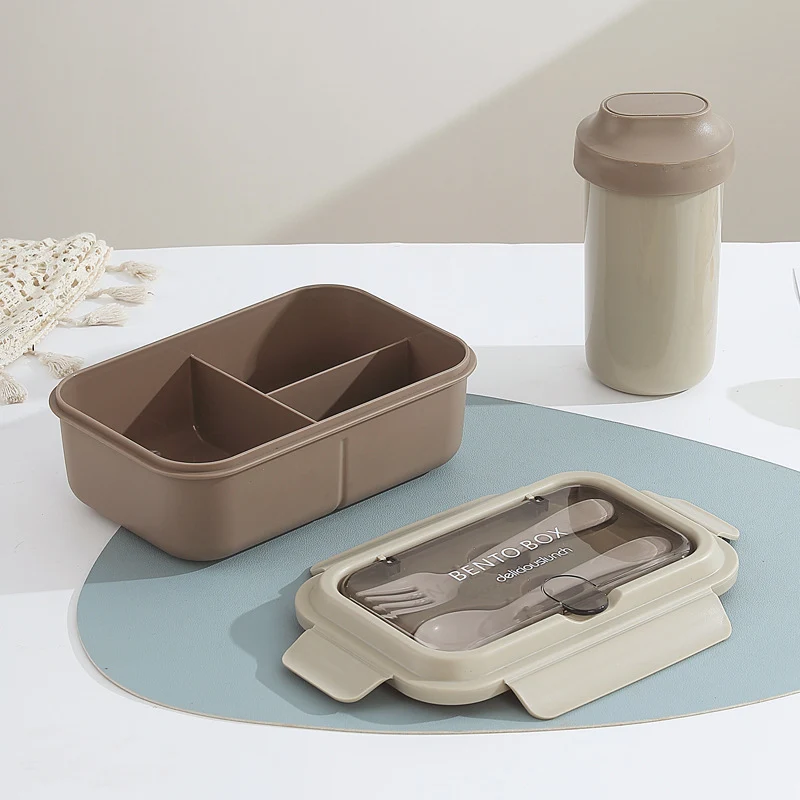 Luftdichte Bento-Lunchbox mit herausnehmbarem Trenner