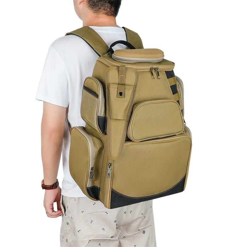 Multi-Fach Angeltasche Rucksack Karnz